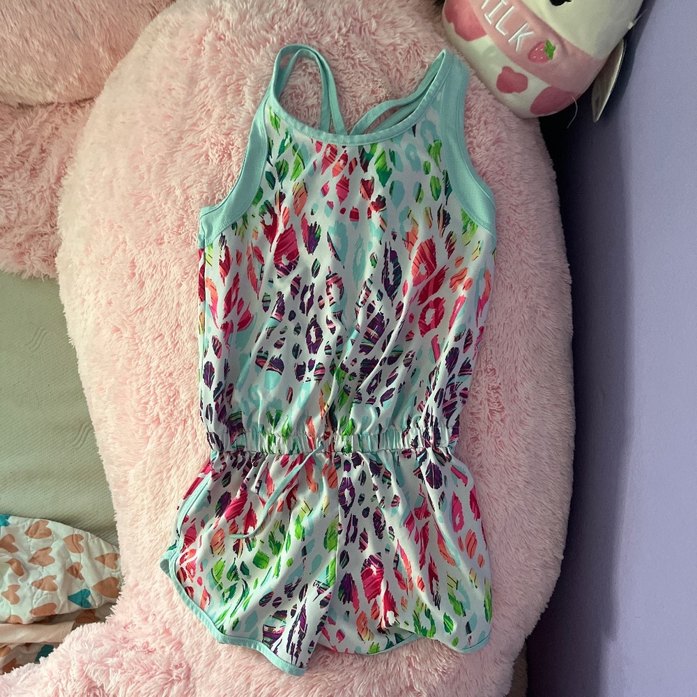Rainbow Cheetah romper